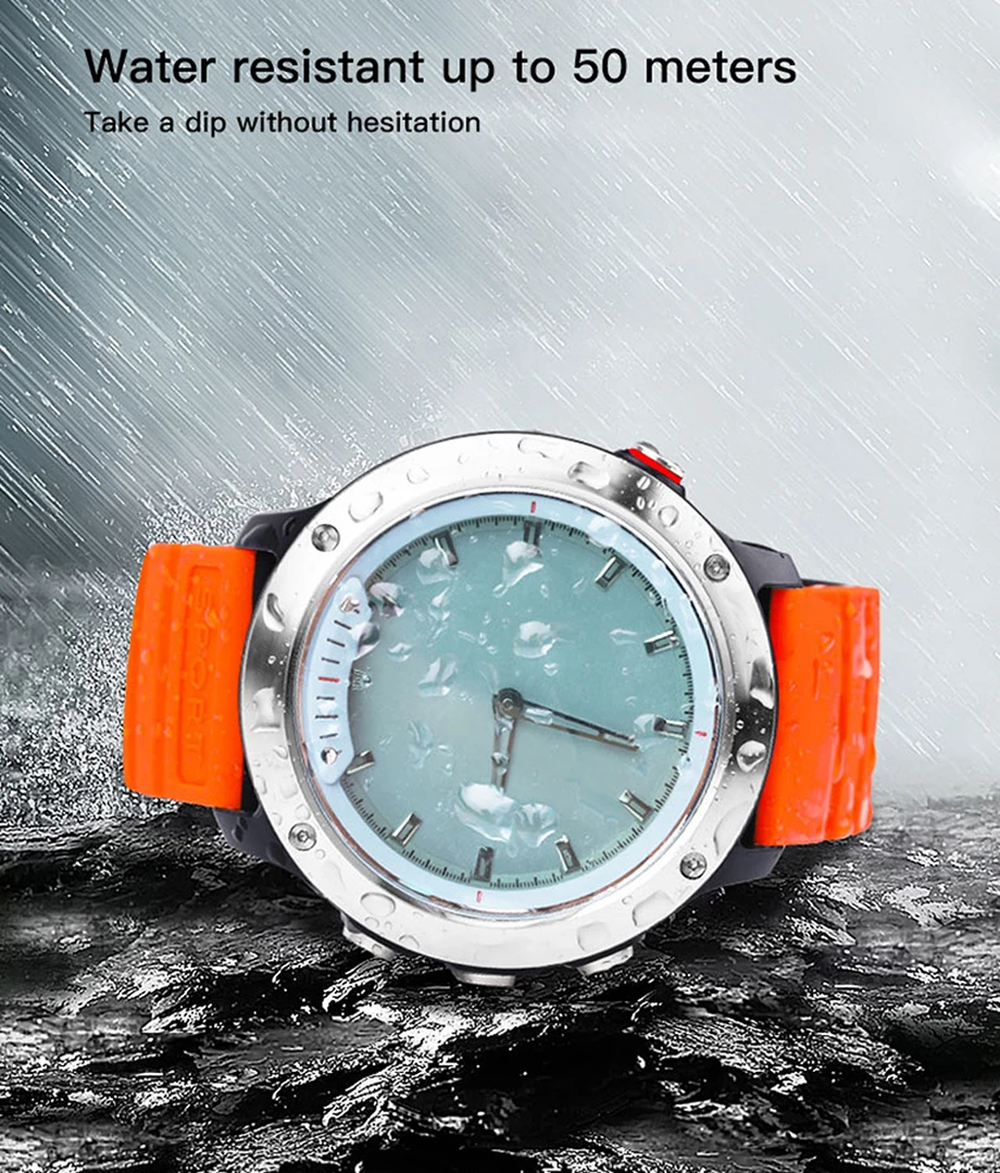 New M5 Hybrid Smart Watch IP68 Waterproof