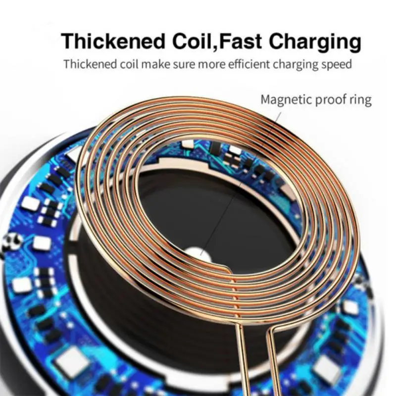 2 in 1 Qi Wireless Charger For Apple Watch Mini Portable Magnetic Charger Built-in 450mA/H Battery 2 in 1 Qi Wireless Charger For Apple Watch Mini Portable Magnetic Charger Built-in 450mA/H Battery