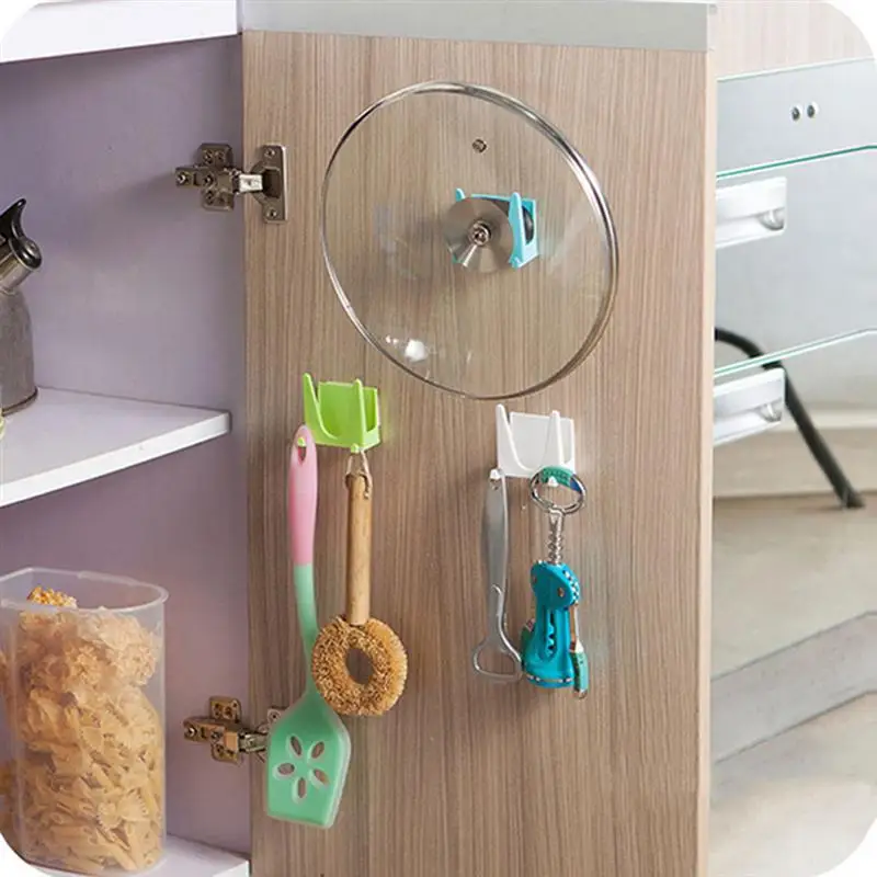

2pcs Kitchen Organizer Pot pan Cover Plastic Pan Cover Rack Holder Pot Lid Holder Kitchen Cooking Tool Organizer Storage Shelf