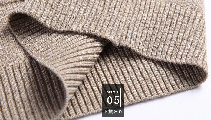 Шить О-образным вырезом с длинным рукавом Мужская вязаный свитер сплошной цвет Slim Fit высококачественные мужские свитера B952