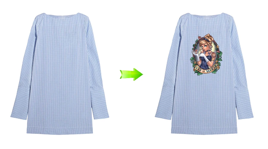 DIY патч Европа Поп мультфильм девушка железные нашивки для одежды Детская футболка куртка толстовка a-уровня термопереводные наклейки
