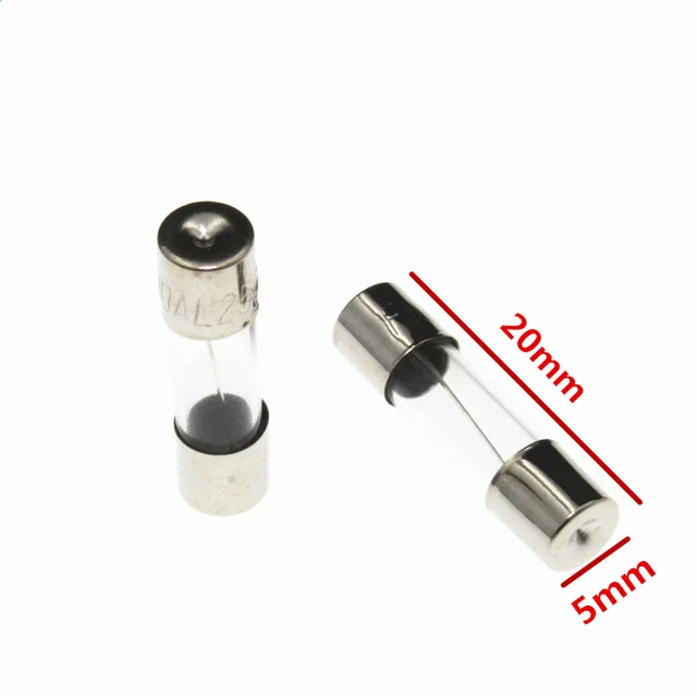 Amazon.com: SHIHUANI Glass Fuse Tube 10Pcs/lot 5 * 20mm 6