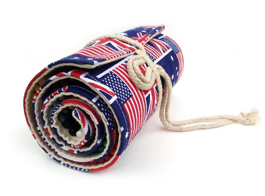 Colored Pencil roll up case 72 Holes-4