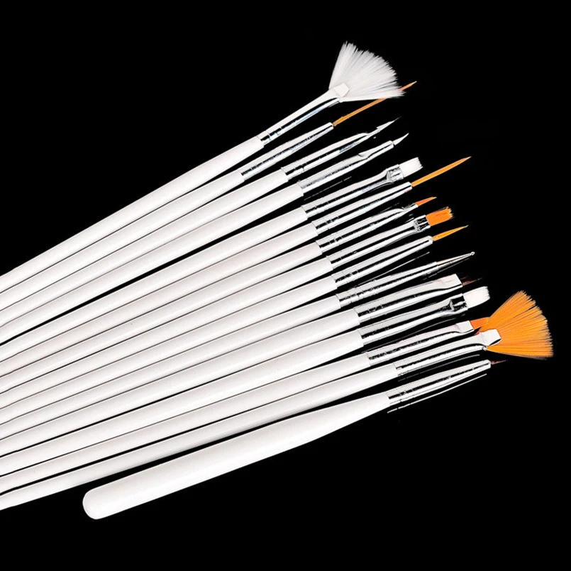 

15pcs/set nail brushes Nail Art Brush Decoration Tool Professional Painting Pen for False Nail Tip UV Nail Gel Polish Makeup Pen