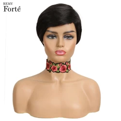 Remy Forte Short Real Human Hair Wigs 100% Remy Brazilian Natural Hair Wig Nature Wave Colored Wigs Fresh Breathable Cheap Wigs Remy Forte Short Real Human Hair Wigs 100% Remy Brazilian Natural Hair Wig Nature Wave Colored Wigs Fresh Breathable Cheap Wigs