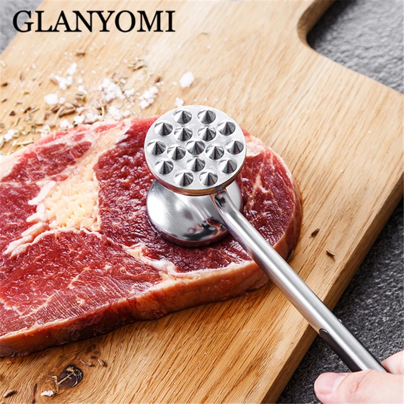 cheap Meat Hammer Loose Beef Steak Pounders Meat Tenderizer Pounders Knock sided Hammer Beaf Cookware Kitchen Accessories