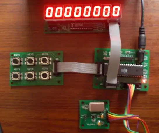 For AD9833 module + MCU control board +MAX7219+ keyboard photo