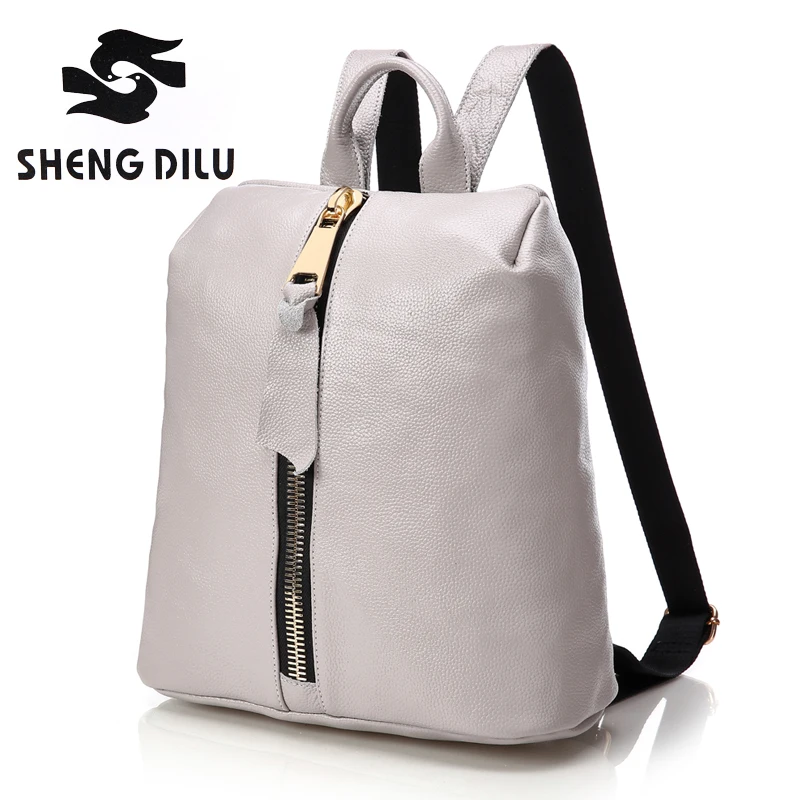 Women's backpack classic fashion trend high end luxury schoolbag