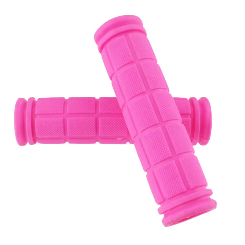1 Pair Rubber Bicycle Handlebar Grip Mountain Bike Bicycle Soft Rubber Non-Slip Handlebar Bar End Grip Bicycle Accessories