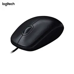 Logitech LGT-M90, двусторонний, оптический, USB, 1000 dpi, оба руки черный