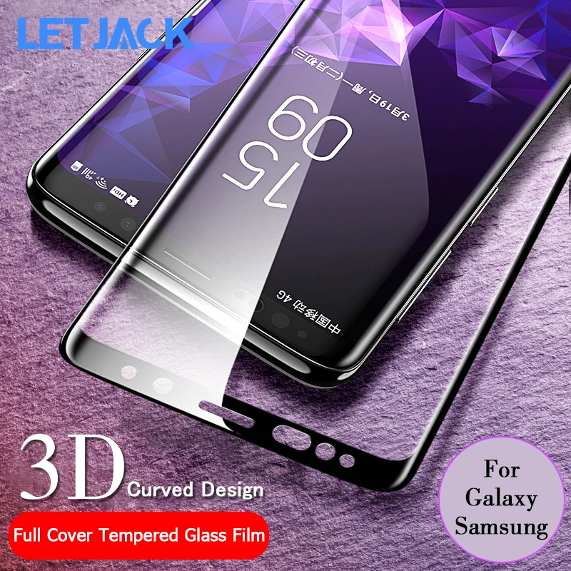 3D изогнутое закаленное стекло с закругленными краями для Samsung Galaxy Note 9 8 полное
