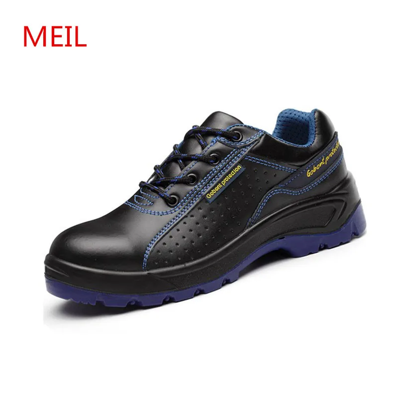 

Mens Work Safety Shoes Steel Toe Shoes Outdoor Fashion Sneakers Lightweight Puncture Proof SRC Non-slip Ankle Work Safety Boots