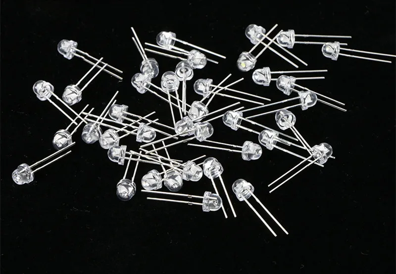 

100PCS/LOT Straw Hat LED Diode Ultra Bright LED 5MM Green Light Emitting Diode Super Bright Highlight LED Diode 5mm