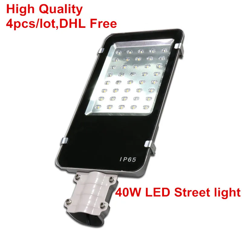 40 W LED Road Lamp Super Heldere DC12V DC24V AC85-265V Led-straatverlichting Warm Wit/Koud Wit Outdoor verlichting 4 stks/partij DHL Gratis 40 W LED Road Lamp Super Heldere DC12V DC24V AC85-265V Led-straatverlichting Warm Wit/Koud Wit Outdoor verlichting 4 stks/partij DHL Gratis