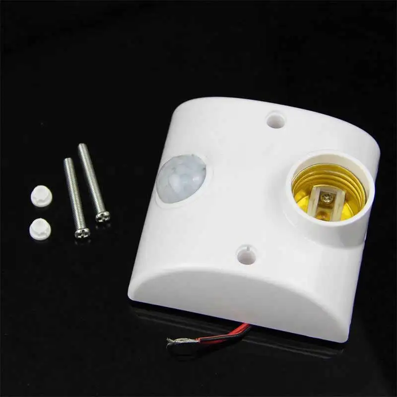 

E27 PIR AC Infrared Motion Automatic Sensor Switch Controller LED Light Holder