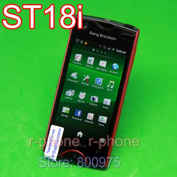ST18i оригинальный Sony Ericsson Xperia Ray мобильный телефон St18i красный 8MP GSM 3G WIFI GPS Bluetooth