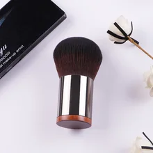 Metal Handle Dome Shaped 124 Makeup Brush for Compact Loose Powder Brush Soft Dense Powder Kabuki Brushes Metal Handle Dome Shaped 124 Makeup Brush for Compact Loose Powder Brush Soft Dense Powder Kabuki Brushes