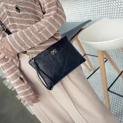 Корейский Для женщин кожа бантом Сумка сцепления кошелек чистый вечерние плеча сумочку модная одежда для девочек Повседневное сумка