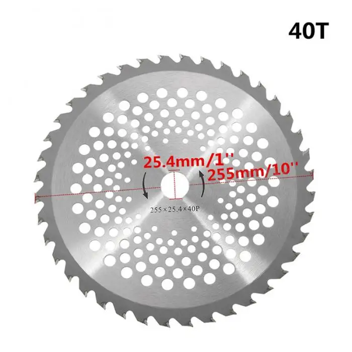 10 дюймов газон газонокосилка сталь газон принадлежности для резки 40 T/80 T TSH магазин