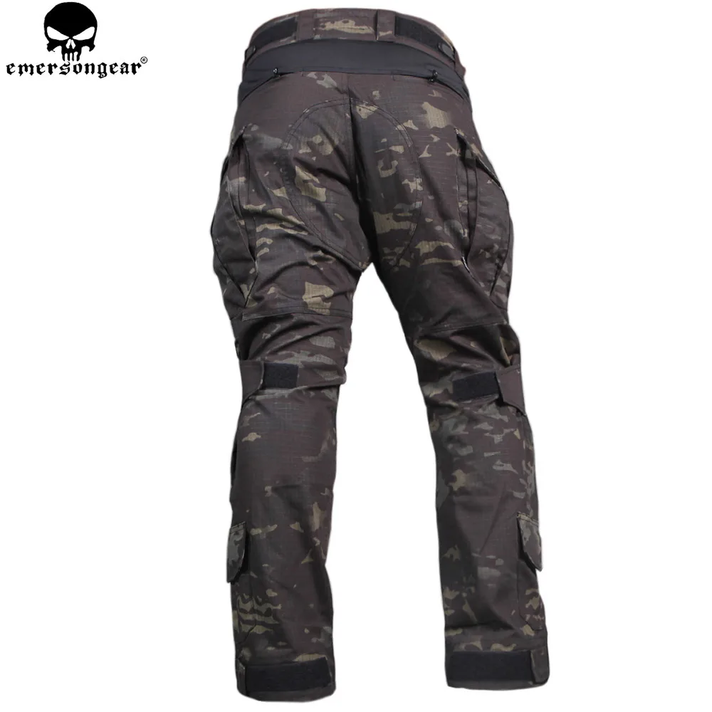 Emersongear Gen3 армейские брюки с наколенниками Водонепроницаемость Спортивная Одежда Airsoft тактические брюки мультикам черный