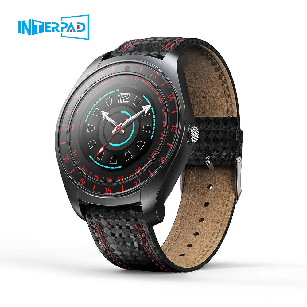 

Interpad Android Smart Watch Fashion Sport Pedometer Heart Rate Smartwatch Men Women Watch Support SIM TF Card PK DZ09 X6 Q18