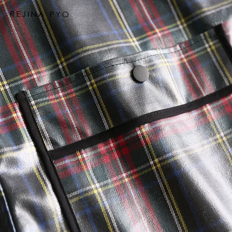 Goede REJINAPYO Vrouwen Vintage Stijl Plaid Hooded Transparante Regenjas Lange Trenchcoat Bedekt Knoppen High Street Plus Size