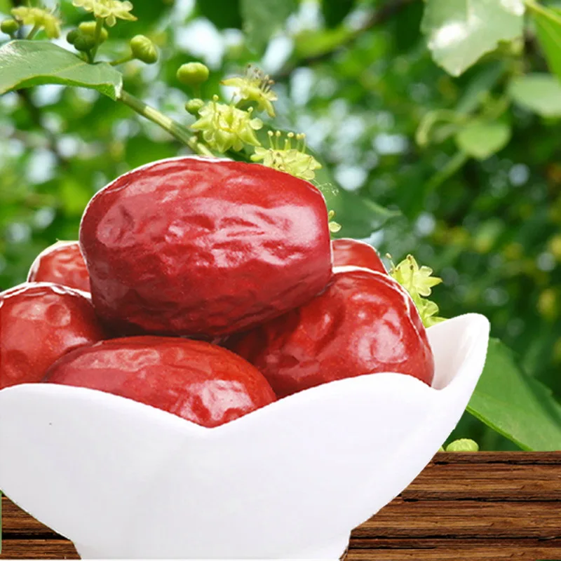 

Super Grade Red Dates 500g Chinese Red Jujube Dried Fruit 100% Natural Beauty Enrich Blood Green Food H4046-50