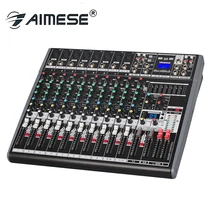 MA-1222F Pro микшер аудио консоль музыка dj студия 12 каналов 8 моно 2 стерео 7 Бренд EQ 16 эффект USB MP3 DC 48 В фантомное питание