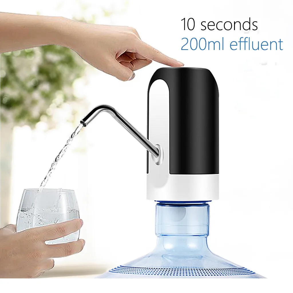 

USB Charging Electric Pumping Bucket Water Purifier Automatic Water Dispenser Pressure Water Electric Water Pump #T
