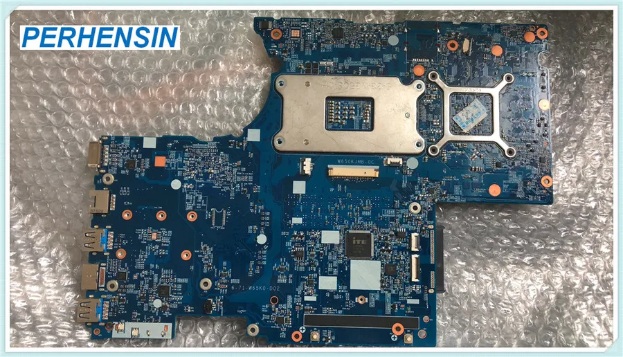 For CLEVO k670d K660D CW65S04 W650D K650D DC KG81S1M Laptop MOTHERBOARD 6 71 W65K0 D02 GTX1050