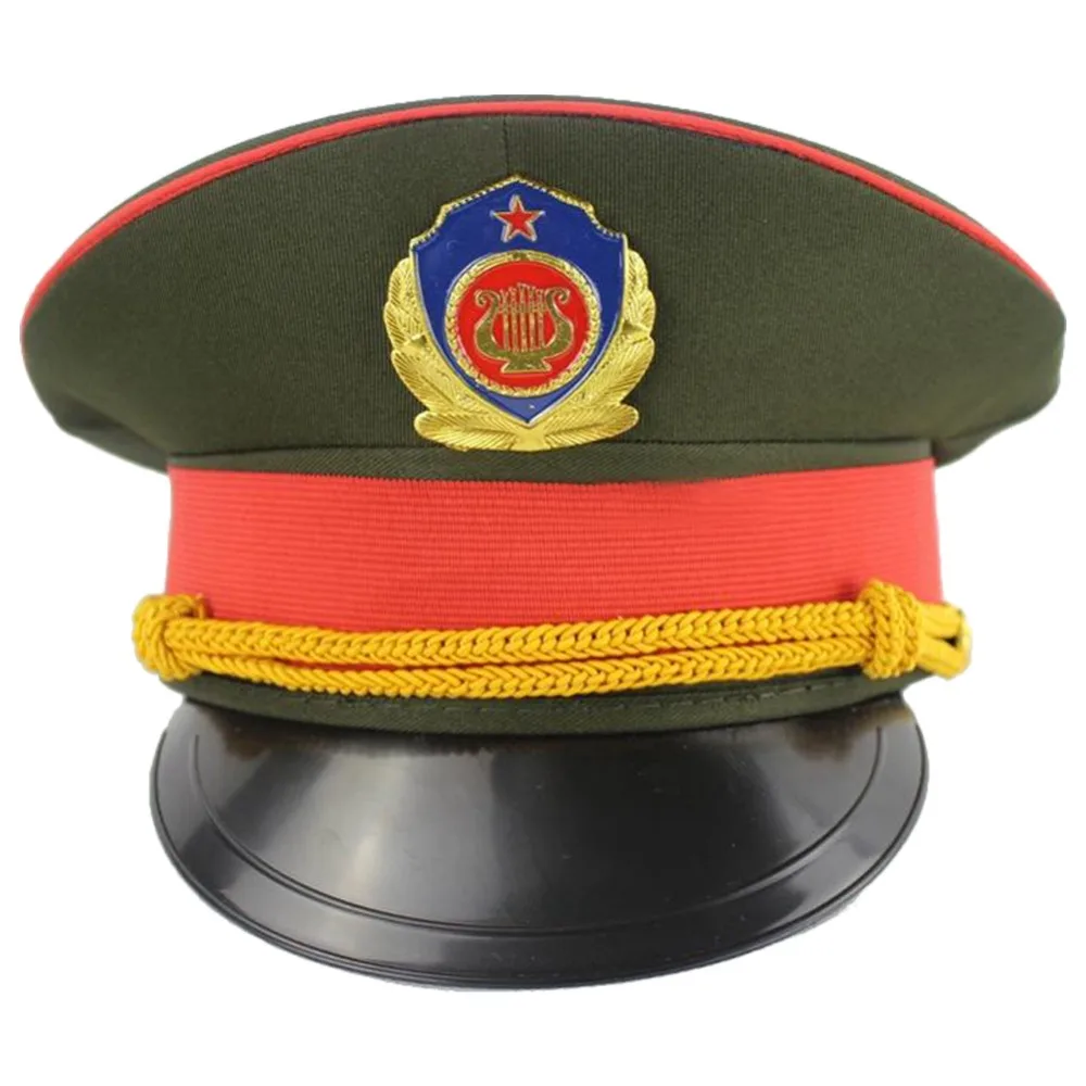 

Green Ceremonial Band Hat Performance Guards Team Cap Honor Guard Military Hats