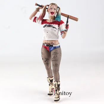 

Crazy toys Action Figures Suicide Squad Figure Harley Quinn PVC Collectible Action Figure Model Toy Gift 27~29cm