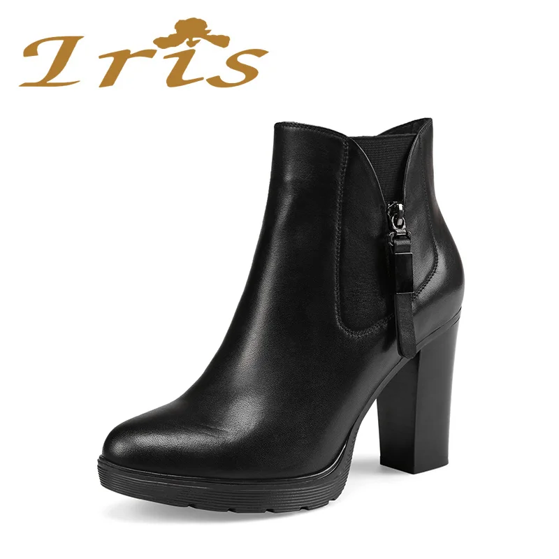 ankle boots heel platform