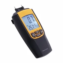 Digital Moisture Meter Thermometer Wood Concrete Cement Mortar Bricks Lime 0~95.7% Range