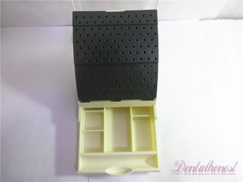 

142 Burs Holders Bur Block /Holder/Station with Pull out Drawer