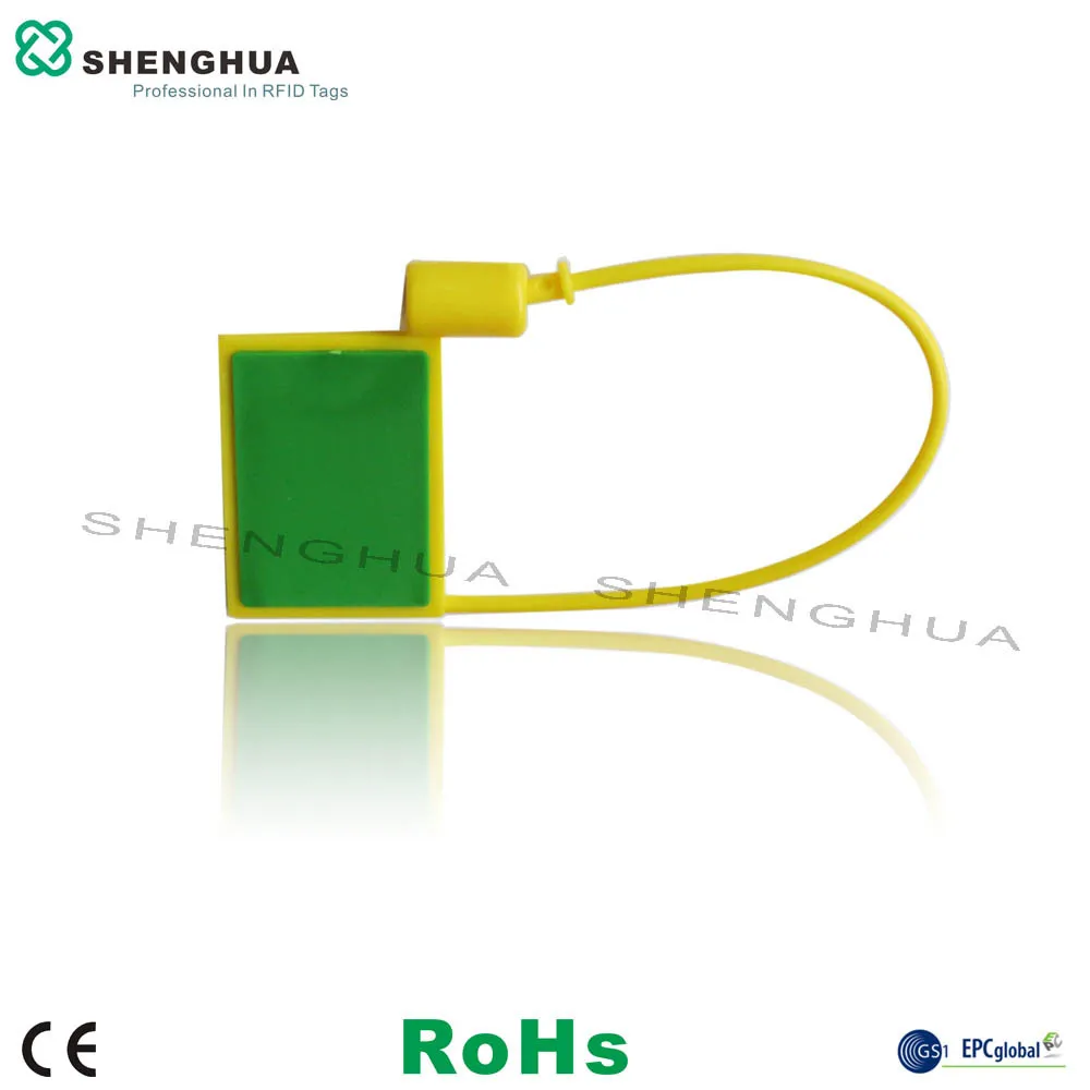 50 шт./упак. EPC GEN2 пассивное отслеживание UHF RFID Печать молния ярлык со стяжкой RFID Блокировка тег защитный трос инвентарь