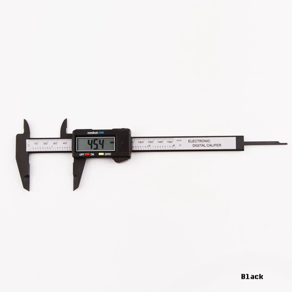 

Best Price Free Shipping 150mm/6inch LCD Digital Electronic Carbon Fiber Vernier Caliper Gauge Micrometer Tools