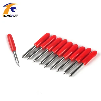 

Tungfull 10Pcs 45 Degree Summa D Blade Cutting Plotter Vinyl Cutter Blade Summa Needle Knife Tool Cutter 20MM High uality
