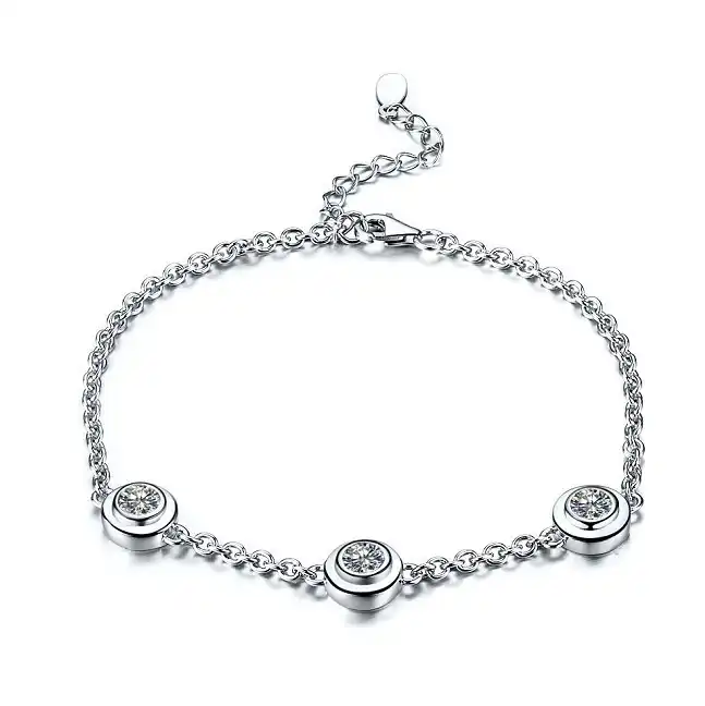 diamond hand bracelet