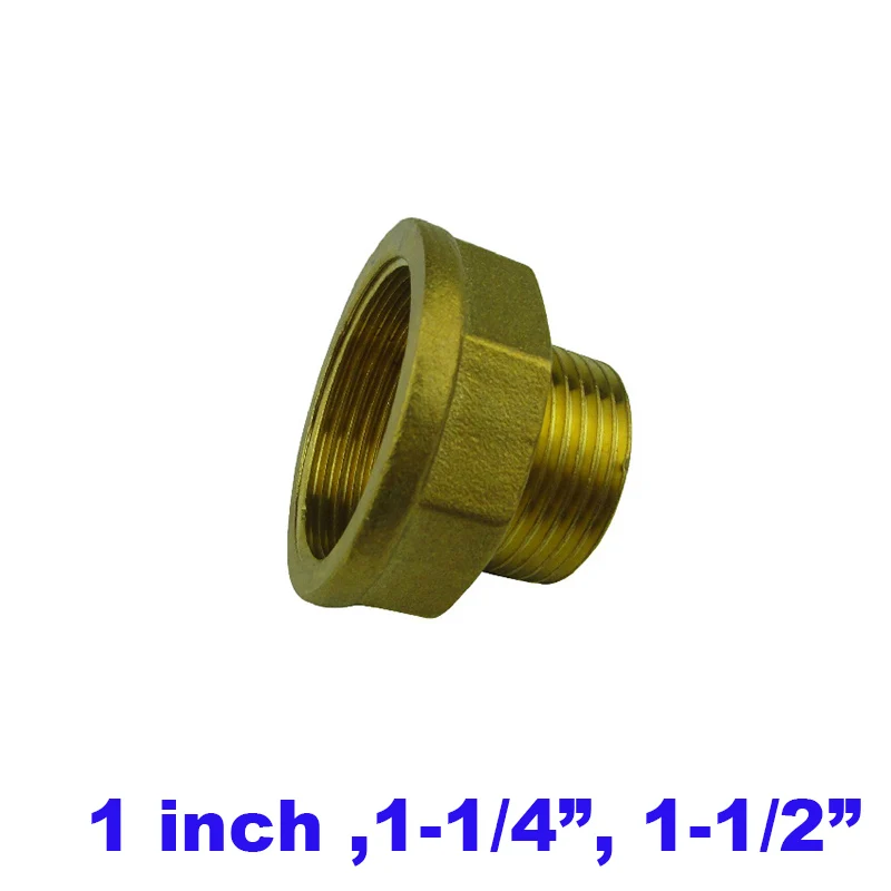 Латунный фитинг DN25/DN32/DN40 2 шт./партия 1-1/4 дюйма 1-1/2 1- резьбовое соединение G штекер и