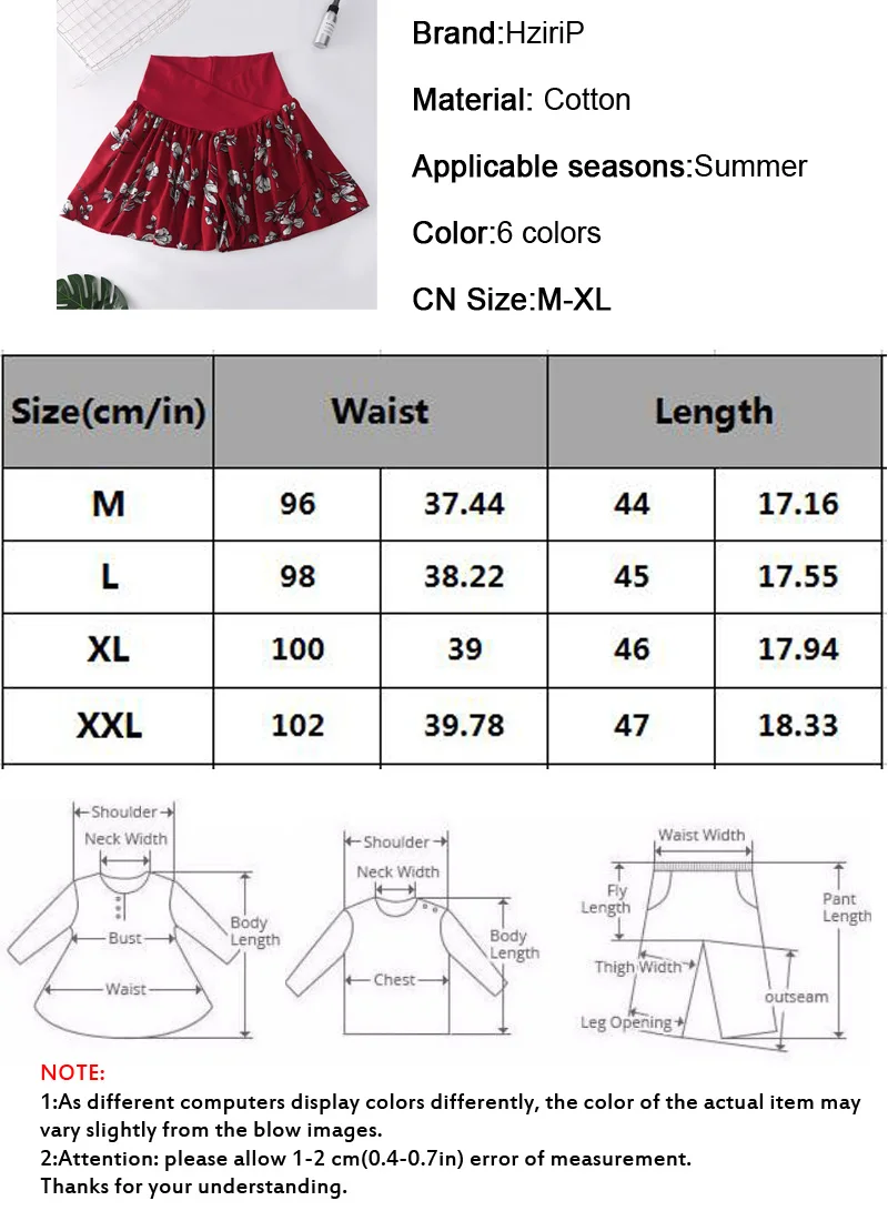 HziriP новые корейские Юбки До Колена для беременных модные летние юбки с цветочным принтом для беременных Одежда для беременных с высокой талией