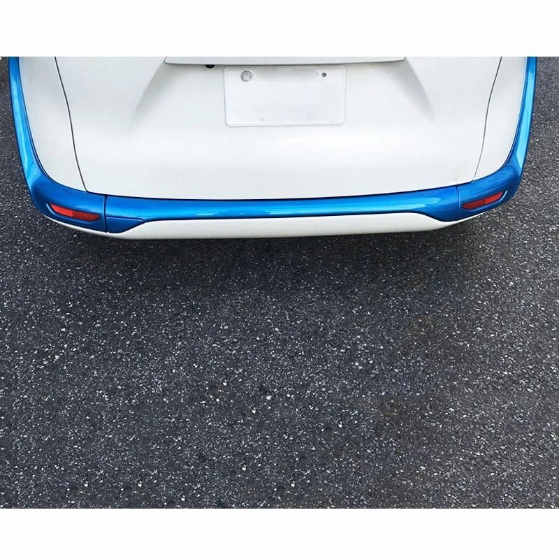 3 шт. для Toyota Sienta второго поколения XP170 ABS Хромированная накладка на задний бампер, автозапчасти, Стайлинг автомобиля