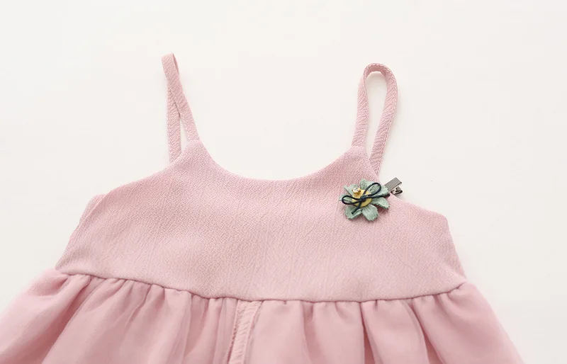 VIMIKID/Новинка года, весенне-осеннее платье для девочек, топ с длинными рукавами и круглым вырезом+ платье на бретелях одежда для малышей Детские платья