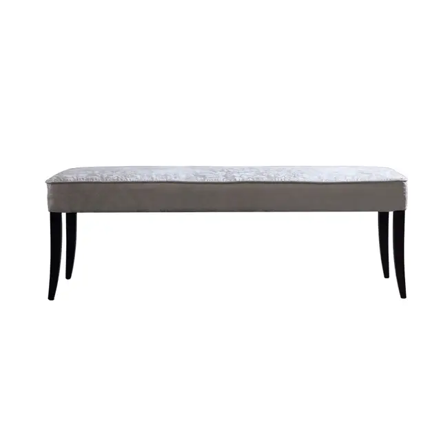 French Bedroom Furniture Bed End Bench Upholstered Ottoman Bed