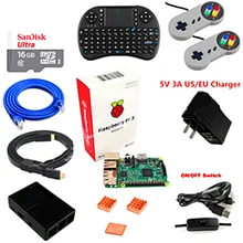 Raspberry Pi 3 1GB RetroPie станция эмуляции с Kodi медиа центр загружен 16GB Micro SD карта