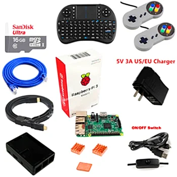 

Raspberry Pi 3 1GB RetroPie Emulation Station with Kodi Media Center Loaded 16GB Micro SD Card