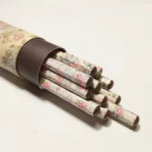 12 шт./компл. цветочный HB карандаши дети подарок для письма школьные принадлежности канцелярские письма студент подарок Дети награждение