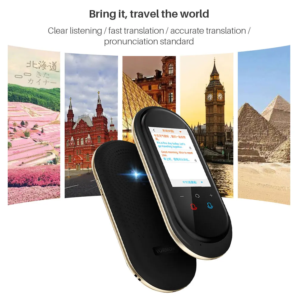 Portable Language Translator Voice Photo Translation Two-way Translation Multi-language Portable Smart Voice Translator