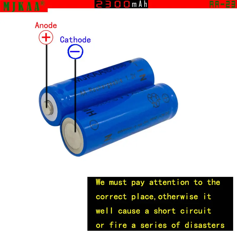 16 шт. AA 2300 mAh 2 V Ni-MH аккумуляторные батареи 2A нейтральная батарея аккумуляторная батарея для игрушки дистанционного управления светодиодный