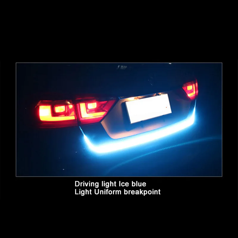 

120CM Car Styling LED trunk strip Light RGB Undercarriage Floating Led Dynamic Streamer Turn Signal Luggage Compartment Lights